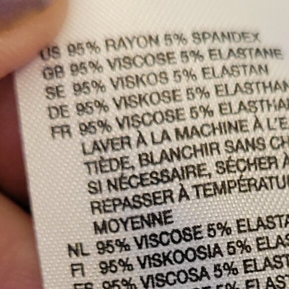 H&M Zebra Print Classic Belted Stretch Dress - Picture 5 of 5